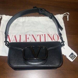 ❗️Valentino Black Leather Crossbody Bag❗️